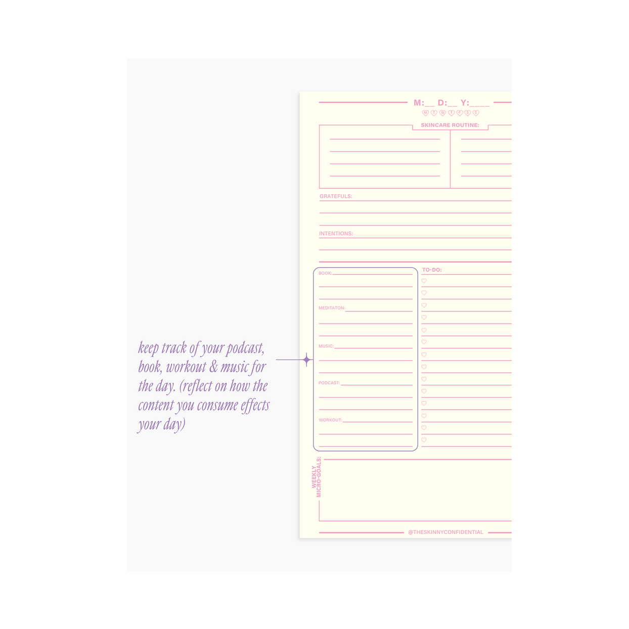 Hot Minute Planner